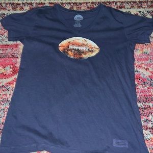 Football Shirt, Navy Blue, Fits Perfect, Size Small